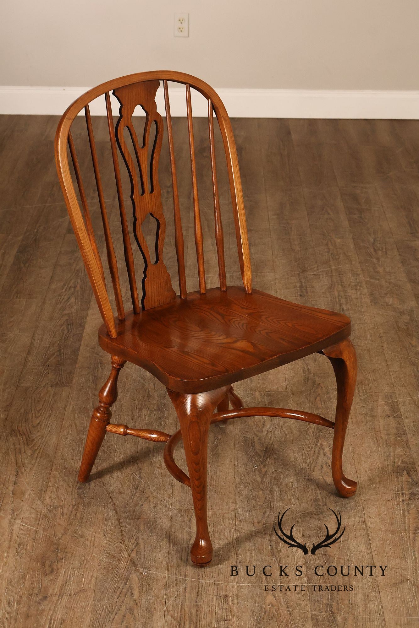 Nichols & Stone Set Of Four Windsor Dining Chairs