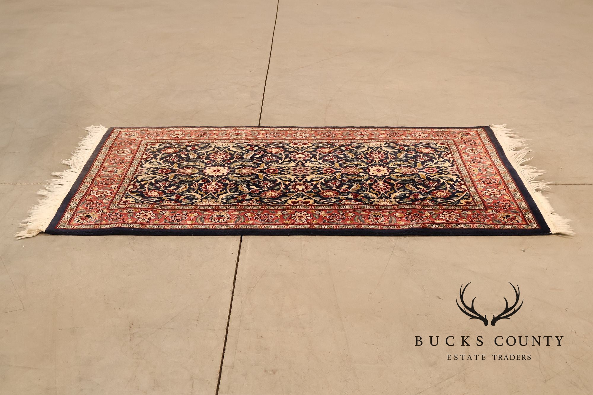 Persian Kashan Style Hand Tied Rug — 31" x 55"