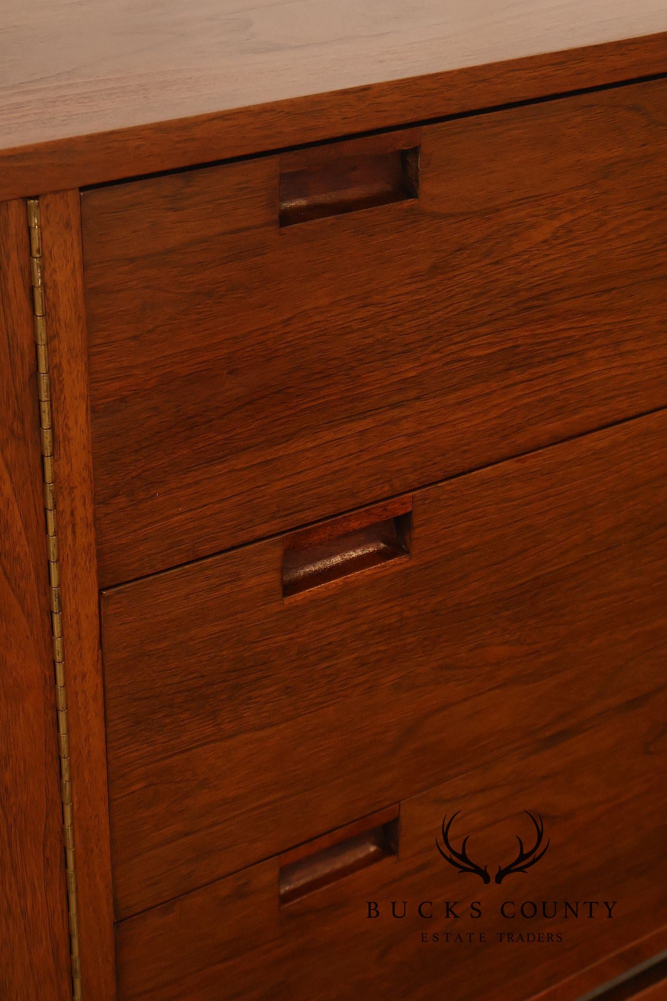 American of Martinsville Mid-Century Modern Walnut Dresser