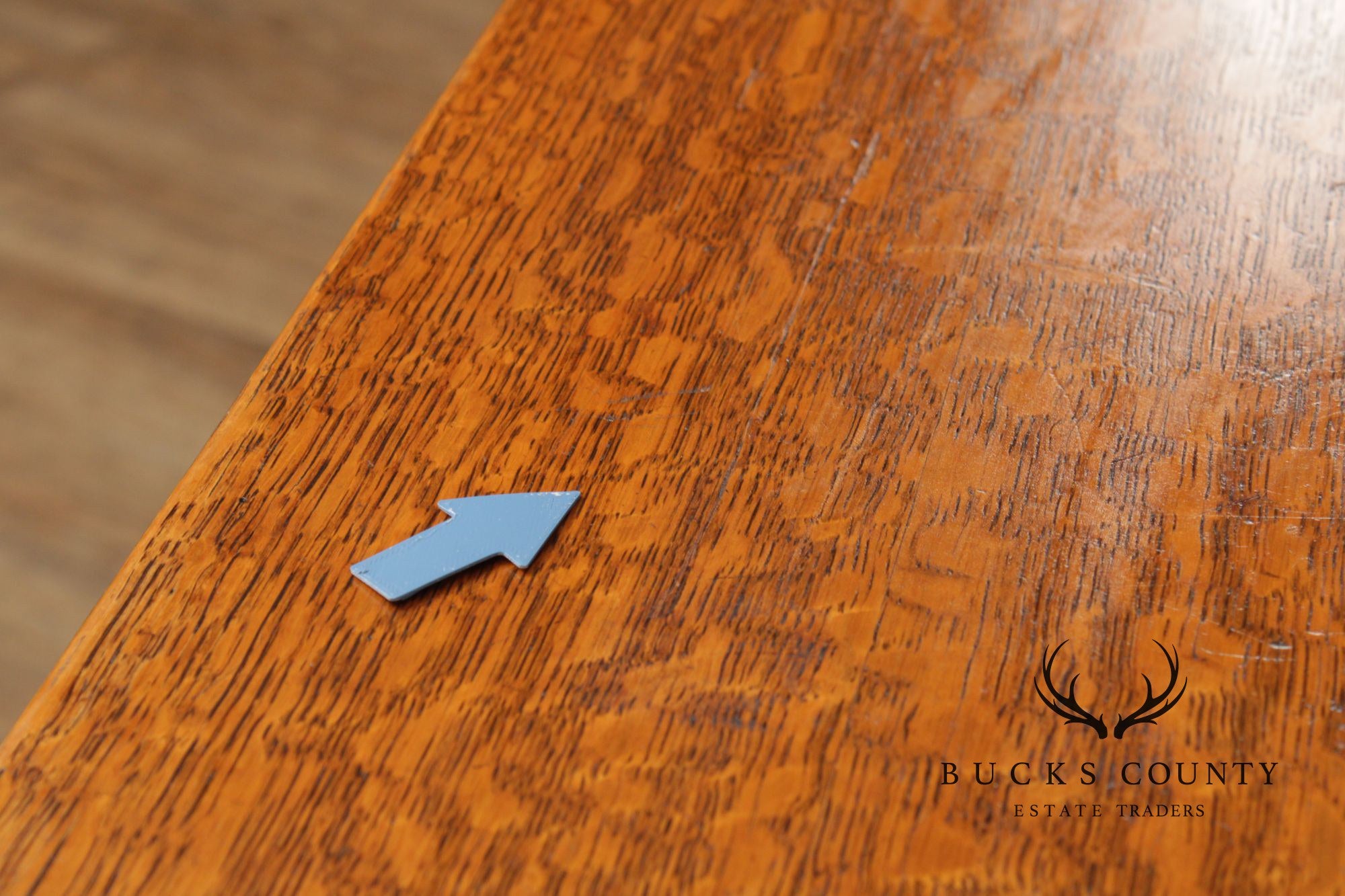Stow & Davis Antique Mission Oak Dining Library Table