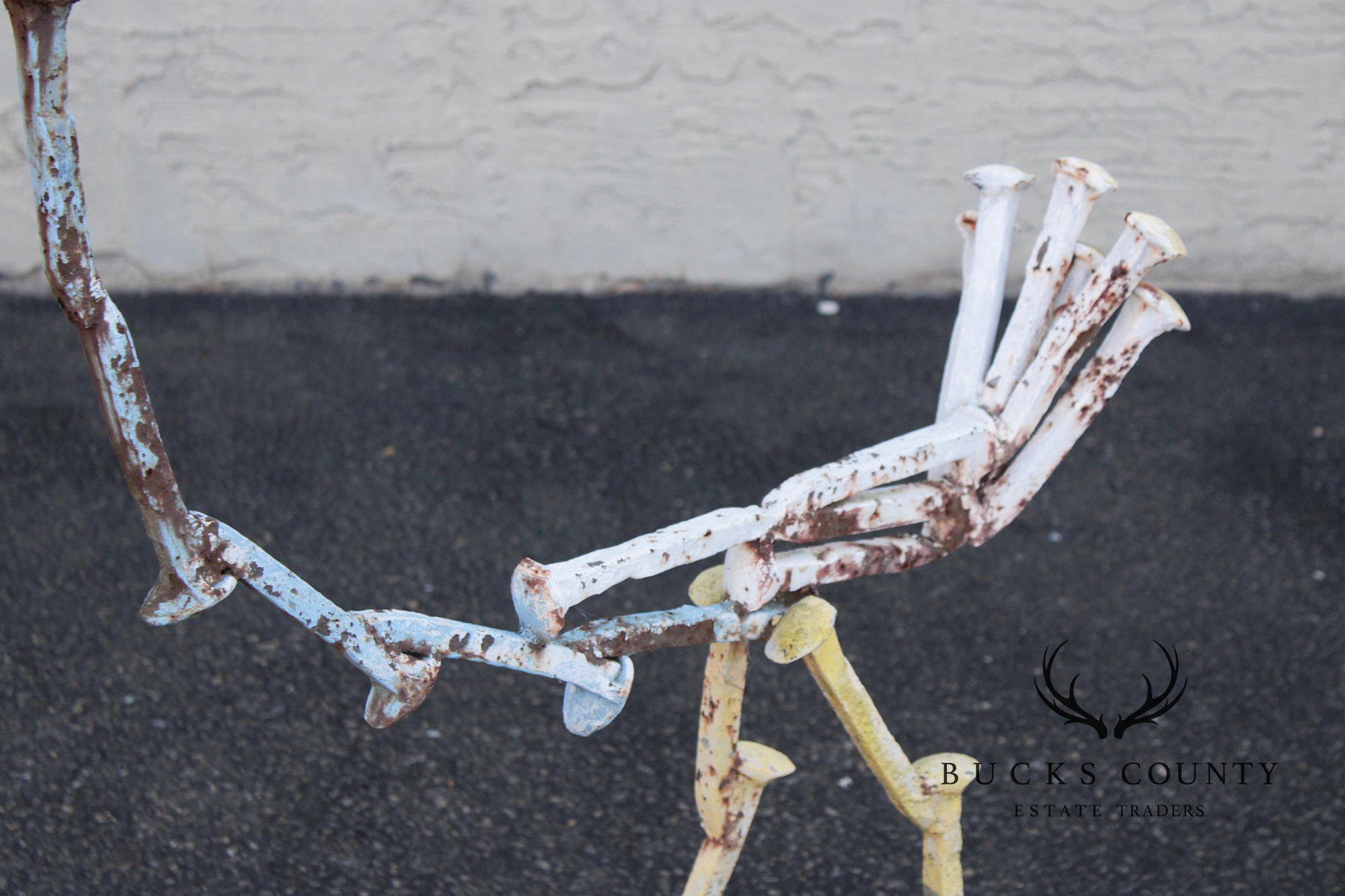 Industrial Metal Rooster Sculpture Garden Statue