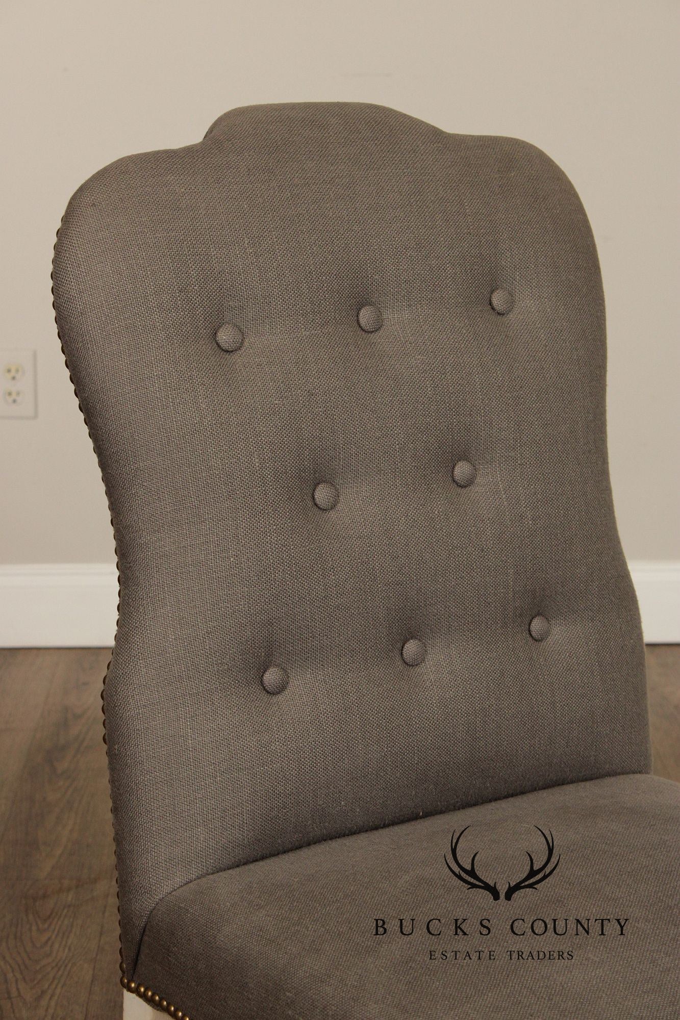 Bunny Williams Home Pair of George II Style 'Jack Chairs'
