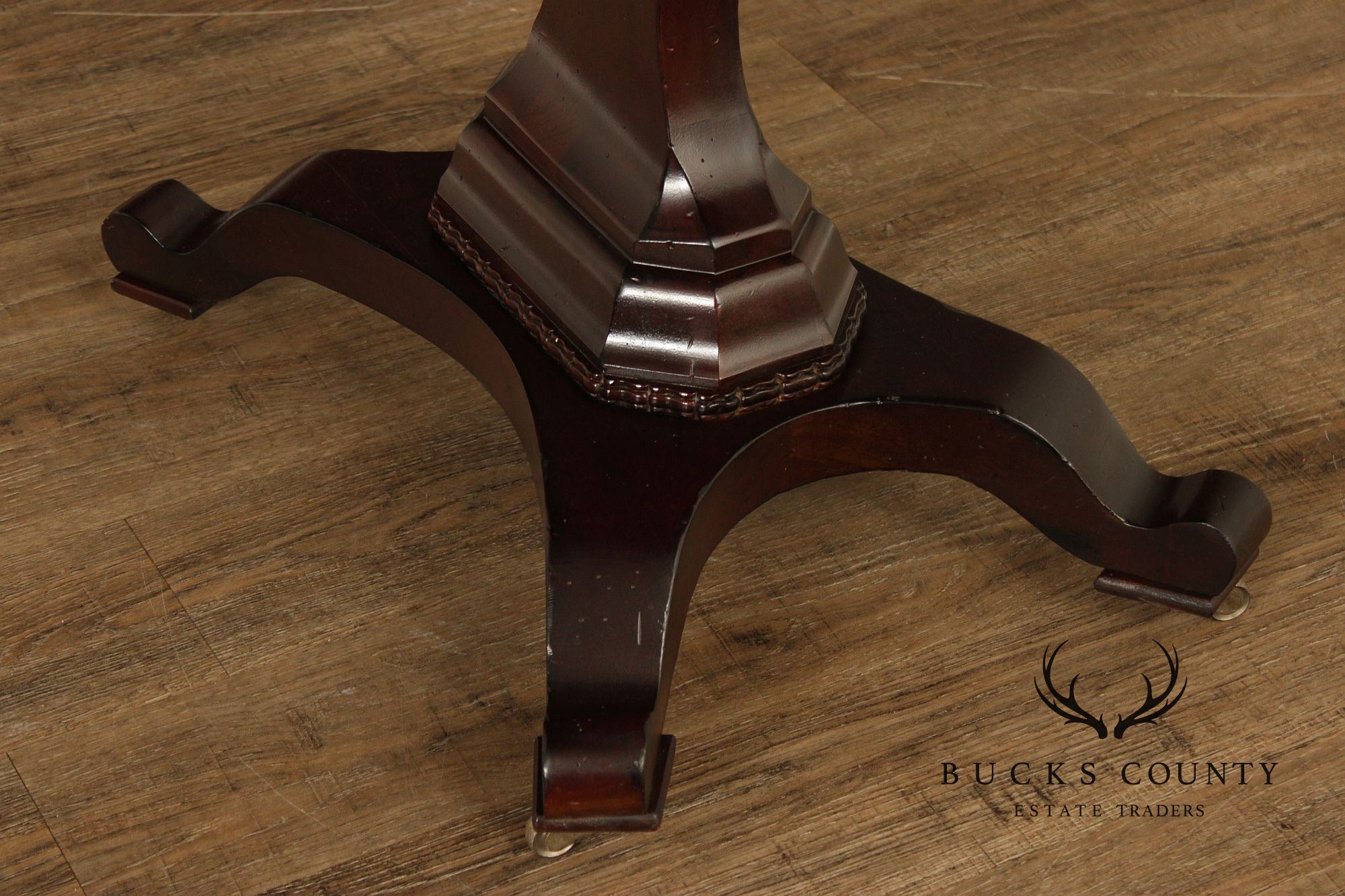 Century Oscar De La Renta Designed Mahogany Drop Leaf Table