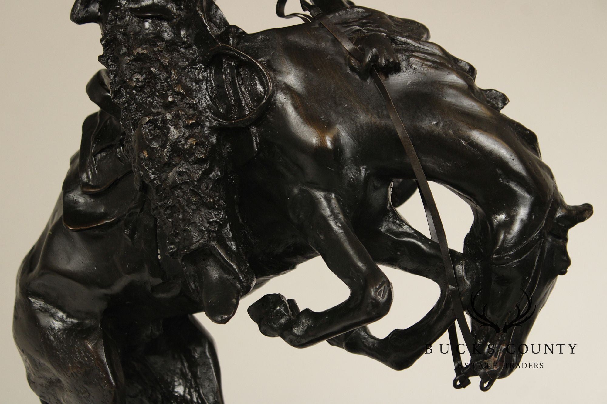 Frederic Remington Bronze Statue, 'Rattlesnake'