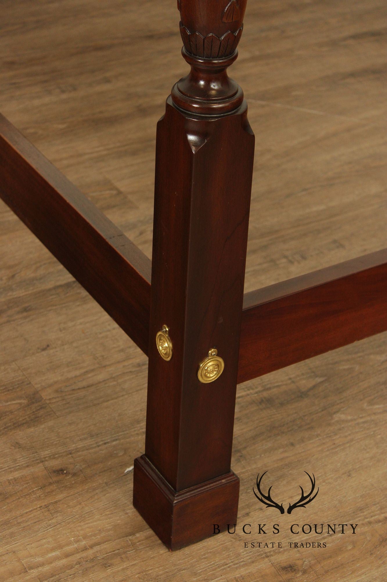 Mahogany Queen Size Four Poster Bed