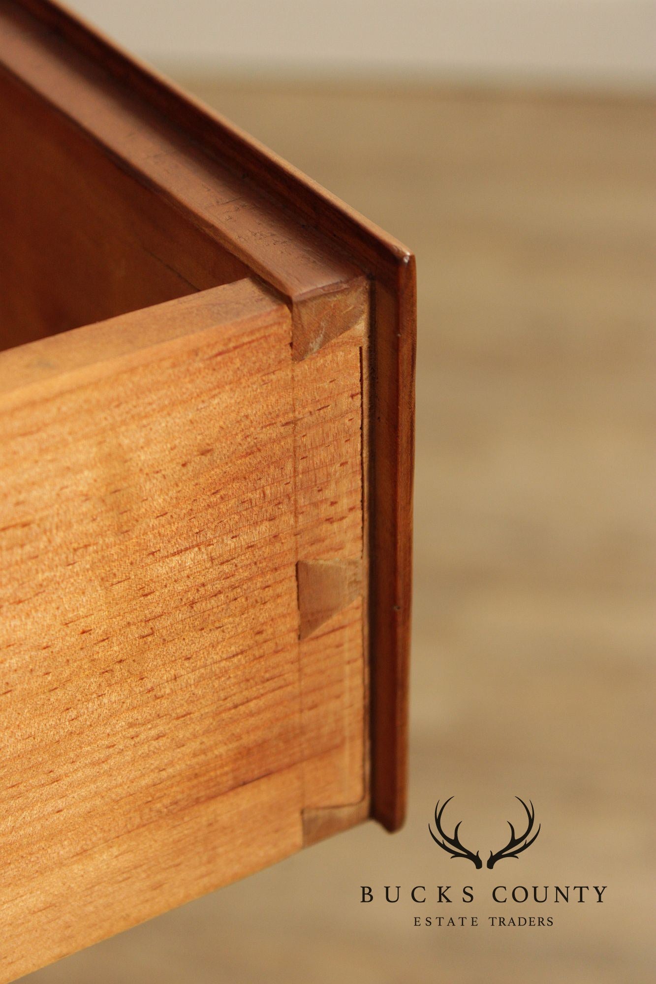 Robert Whitley Chippendale Style Hand Crafted Cherry Chest Of Drawers