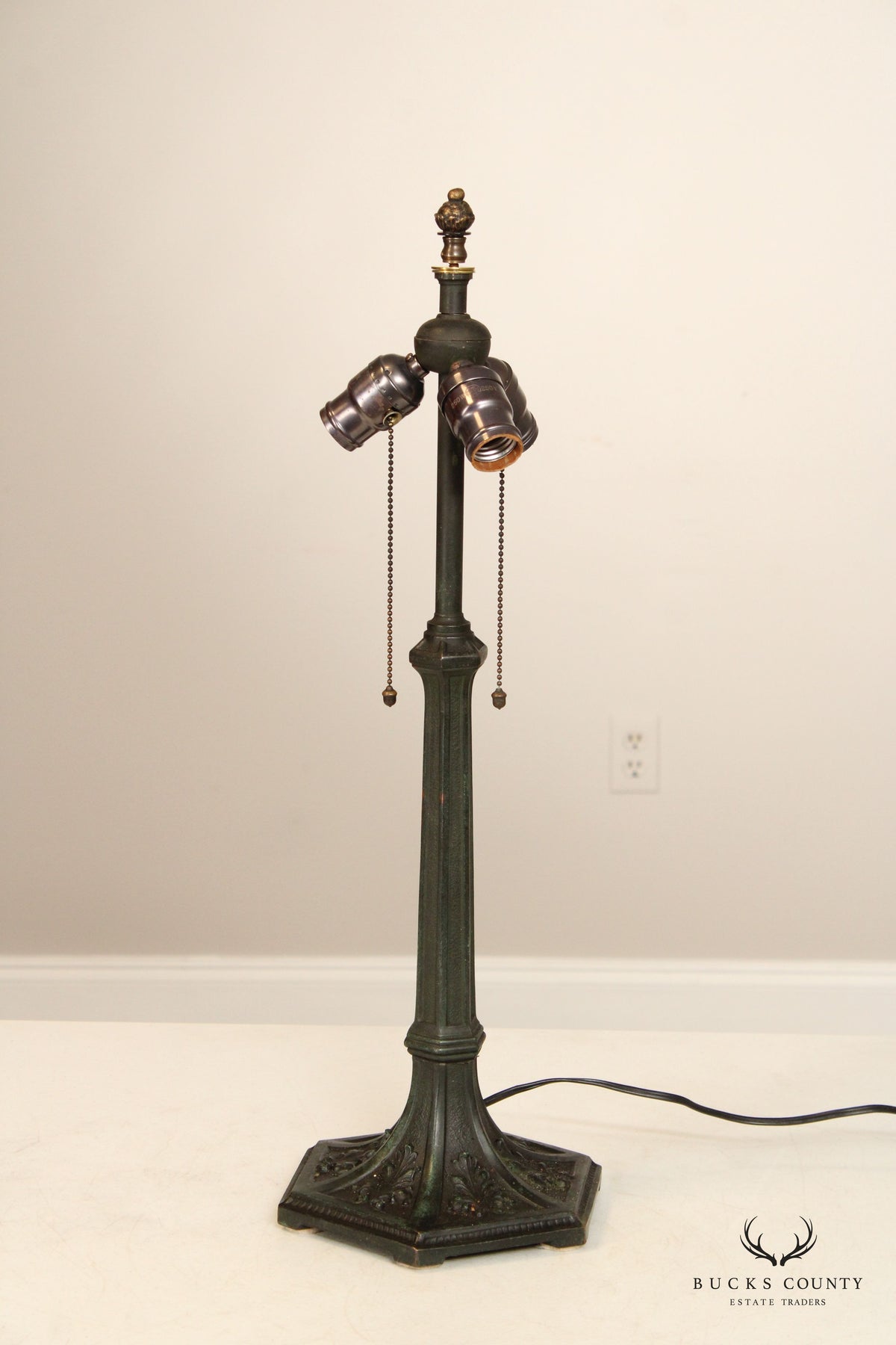 Arts & Crafts Leaded Glas Table Lamp