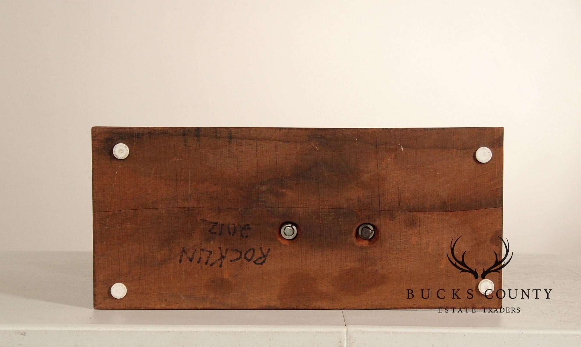 Raymond Rocklin Carved and Painted Wood Abstract Sculpture