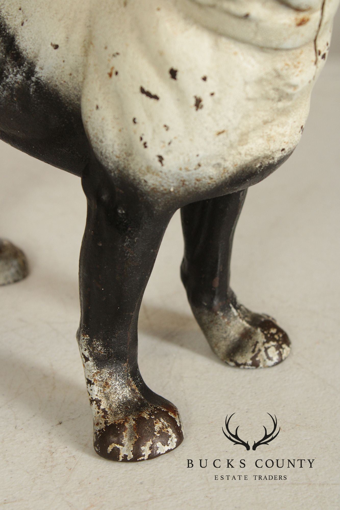 Vintage Cast Iron Boston Terrier Door Stop