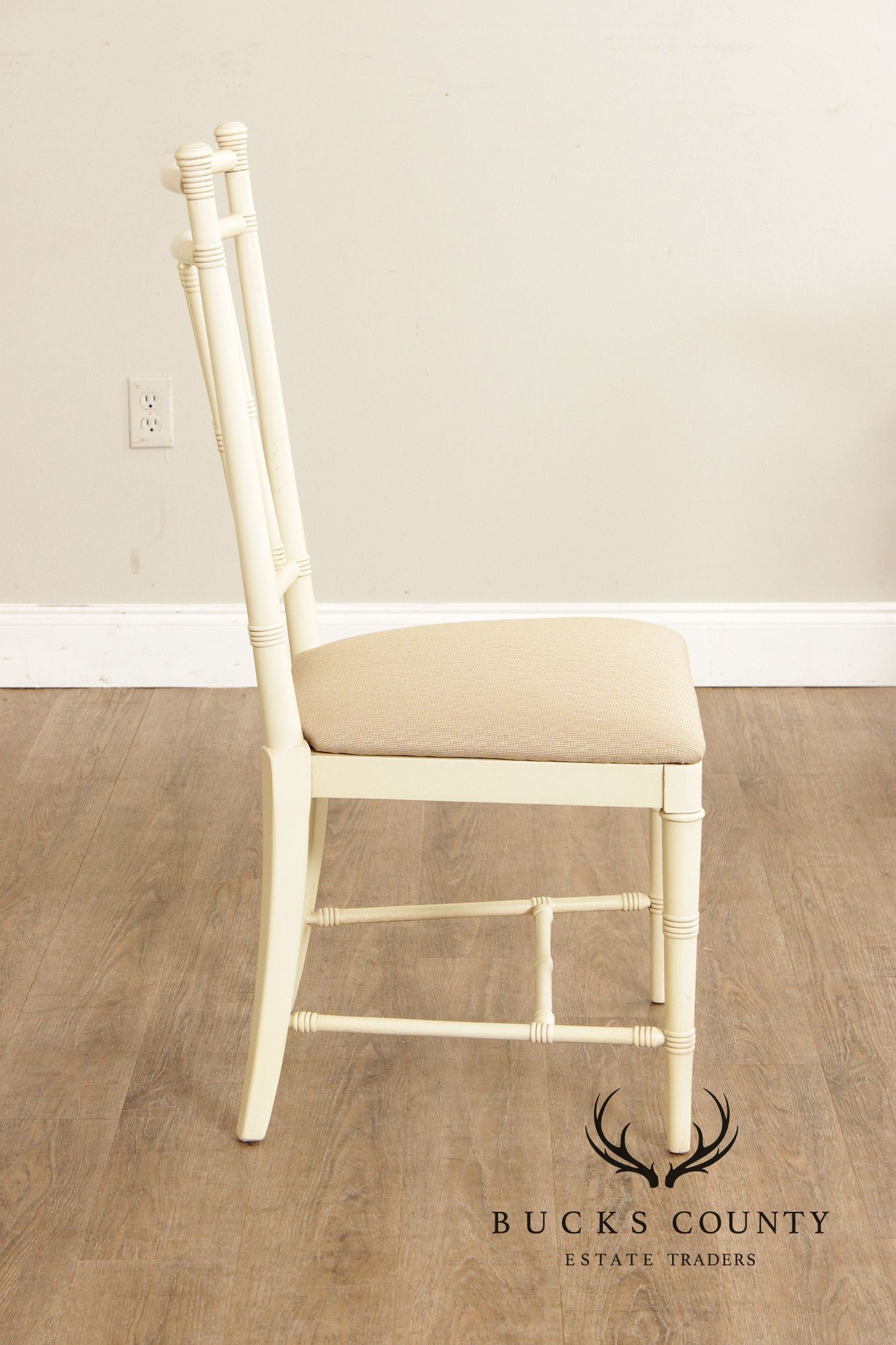 Drexel Heritage Vintage Faux Bamboo Side Chair
