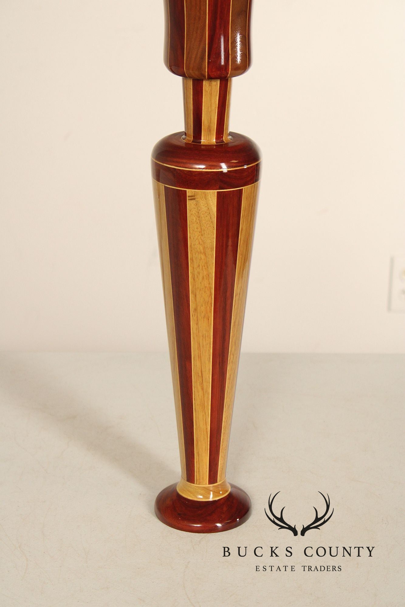 Philip M. Jacoby Set of Three Handcrafted Wood Vases
