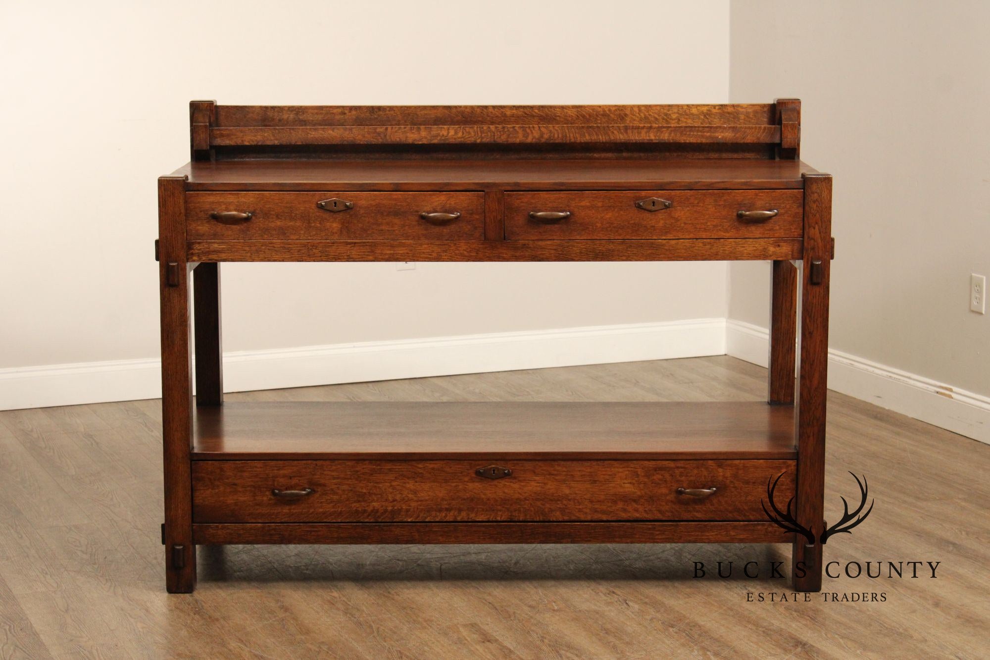 Charles Stickley Antique Mission Oak Sideboard Buffet