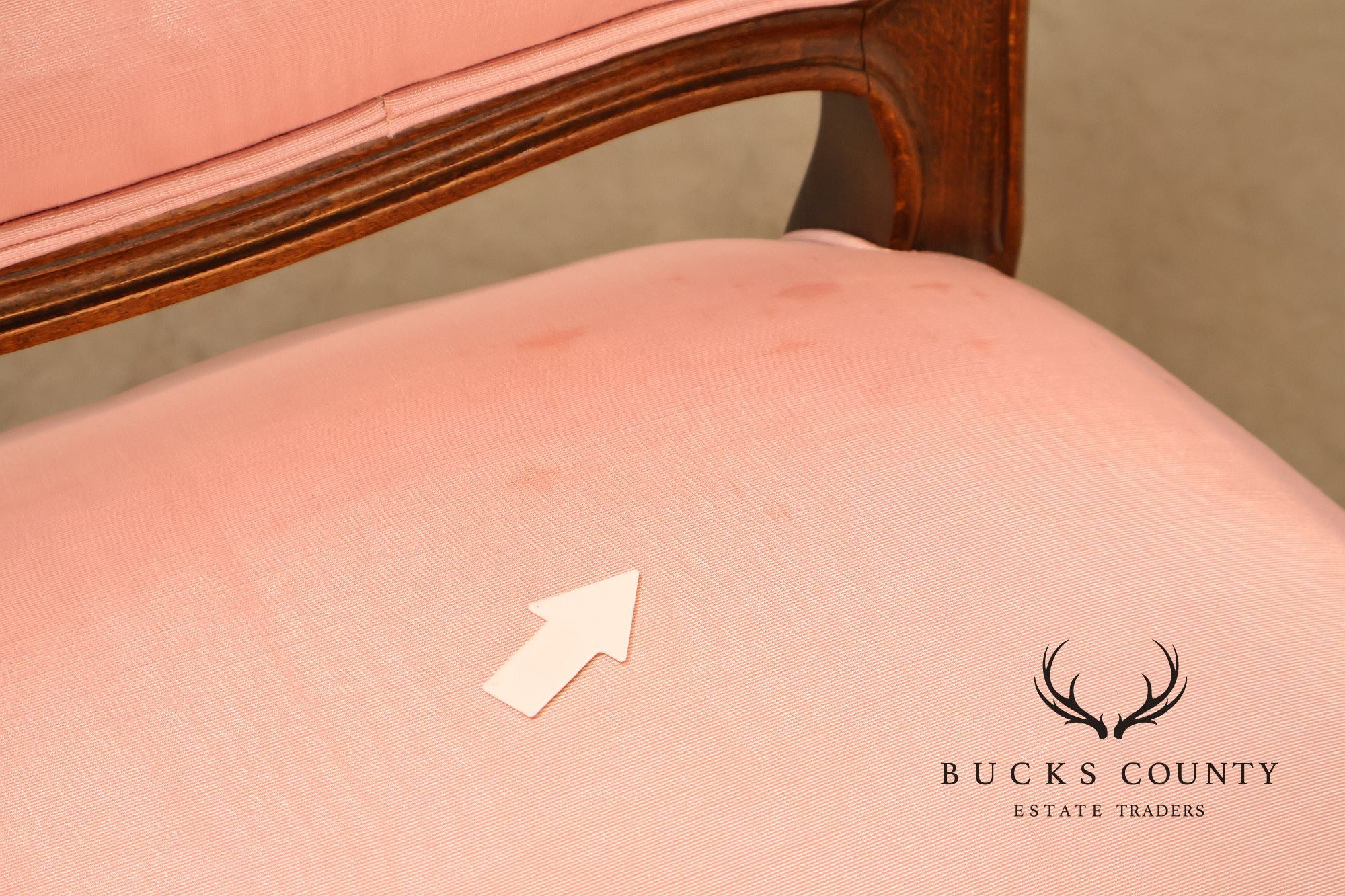 Ethan Allen French Louis XV Style Fauteuil Armchair