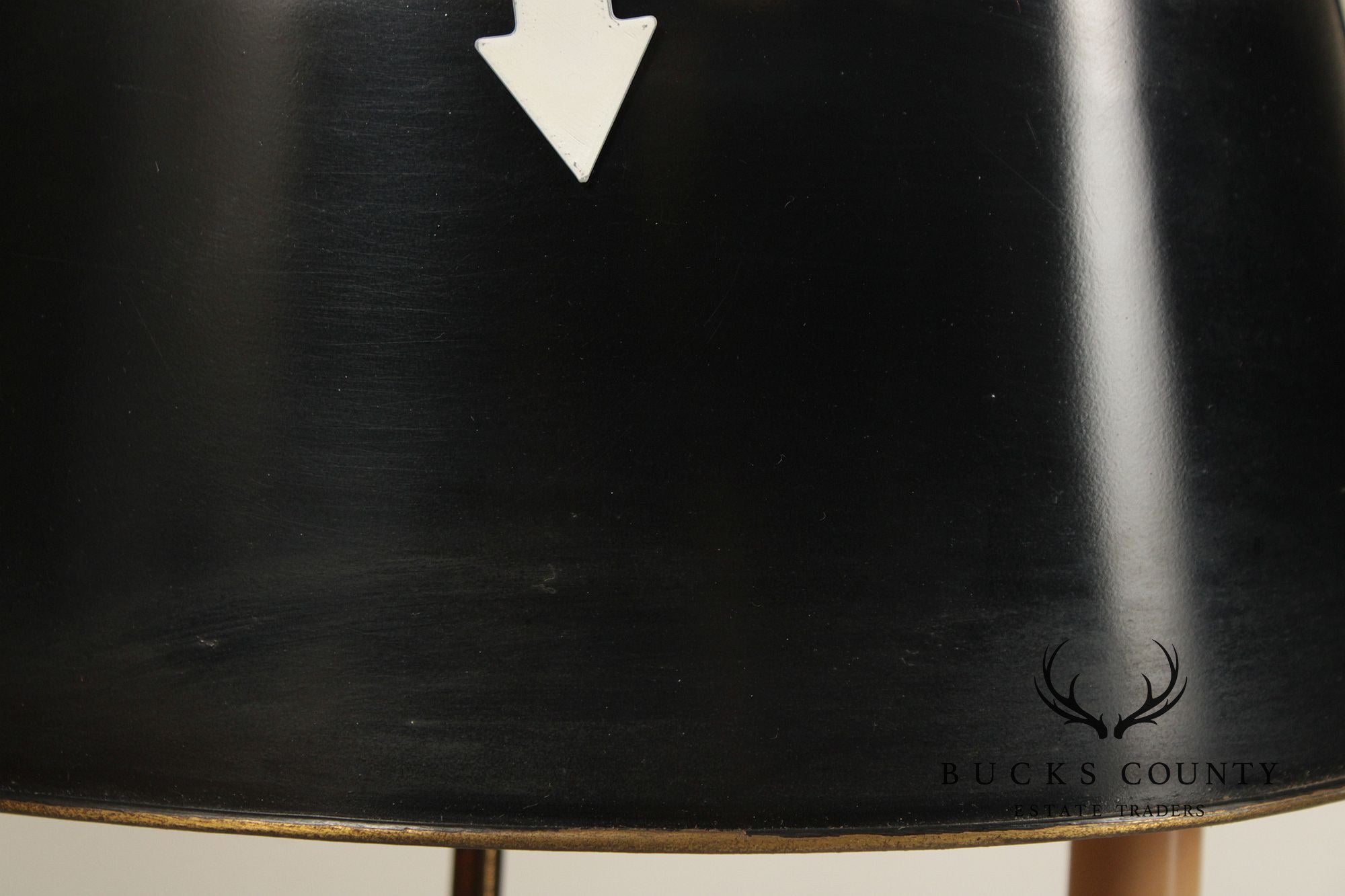 Vintage Brass Bouillotte Desk Lamp