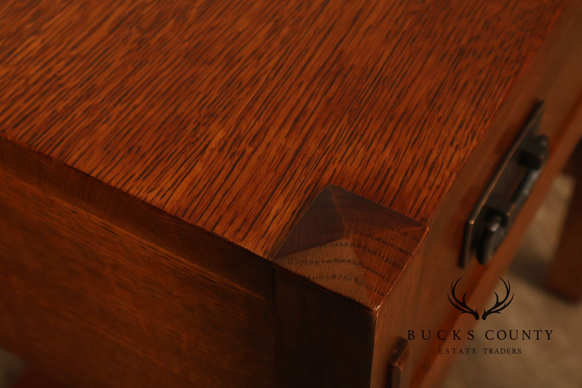 Stickley Mission Collection Pair of Oak One-Drawer Nightstands