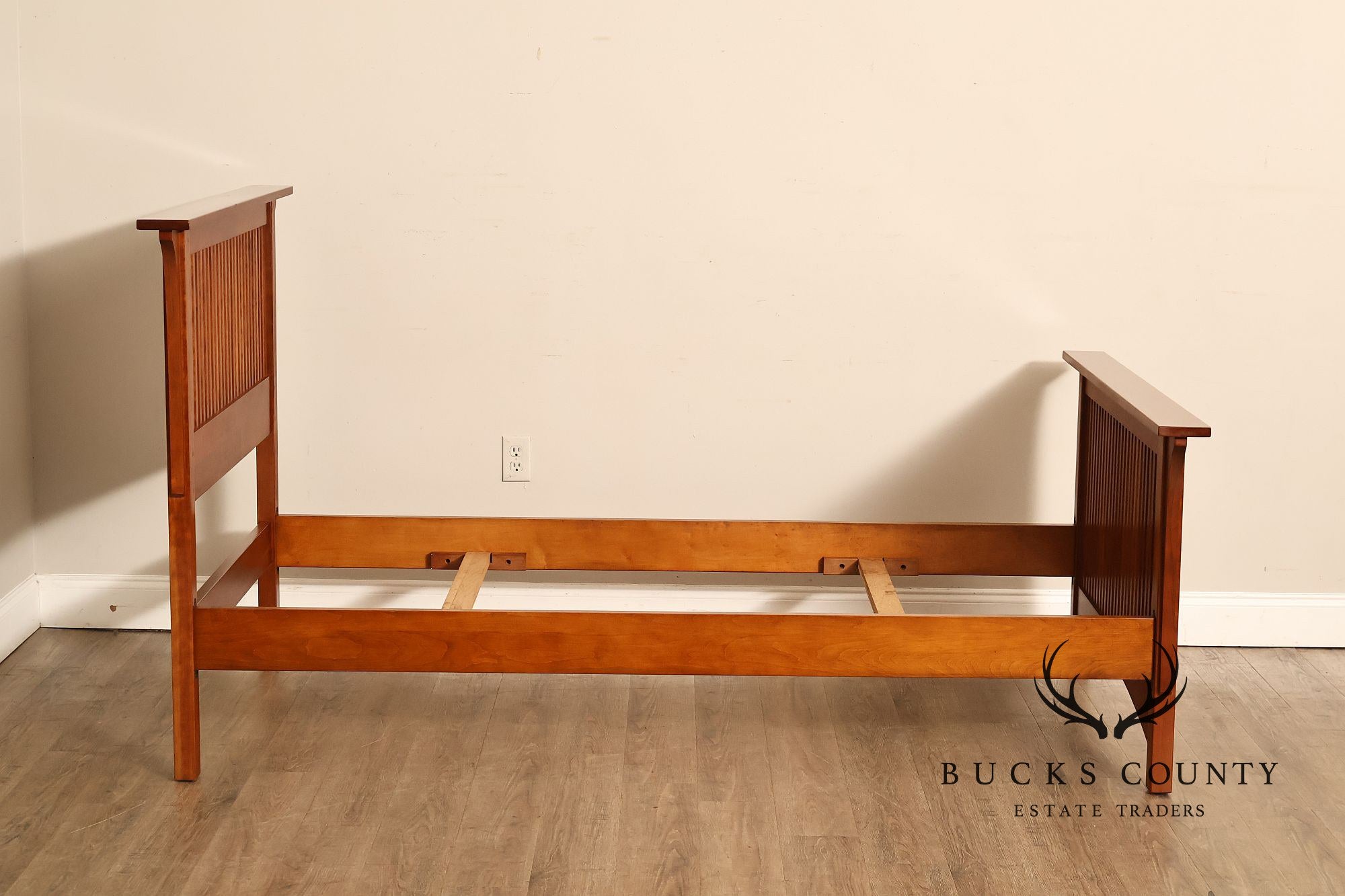 Stickley Mission Collection Cherry Spindle Twin Size Bed