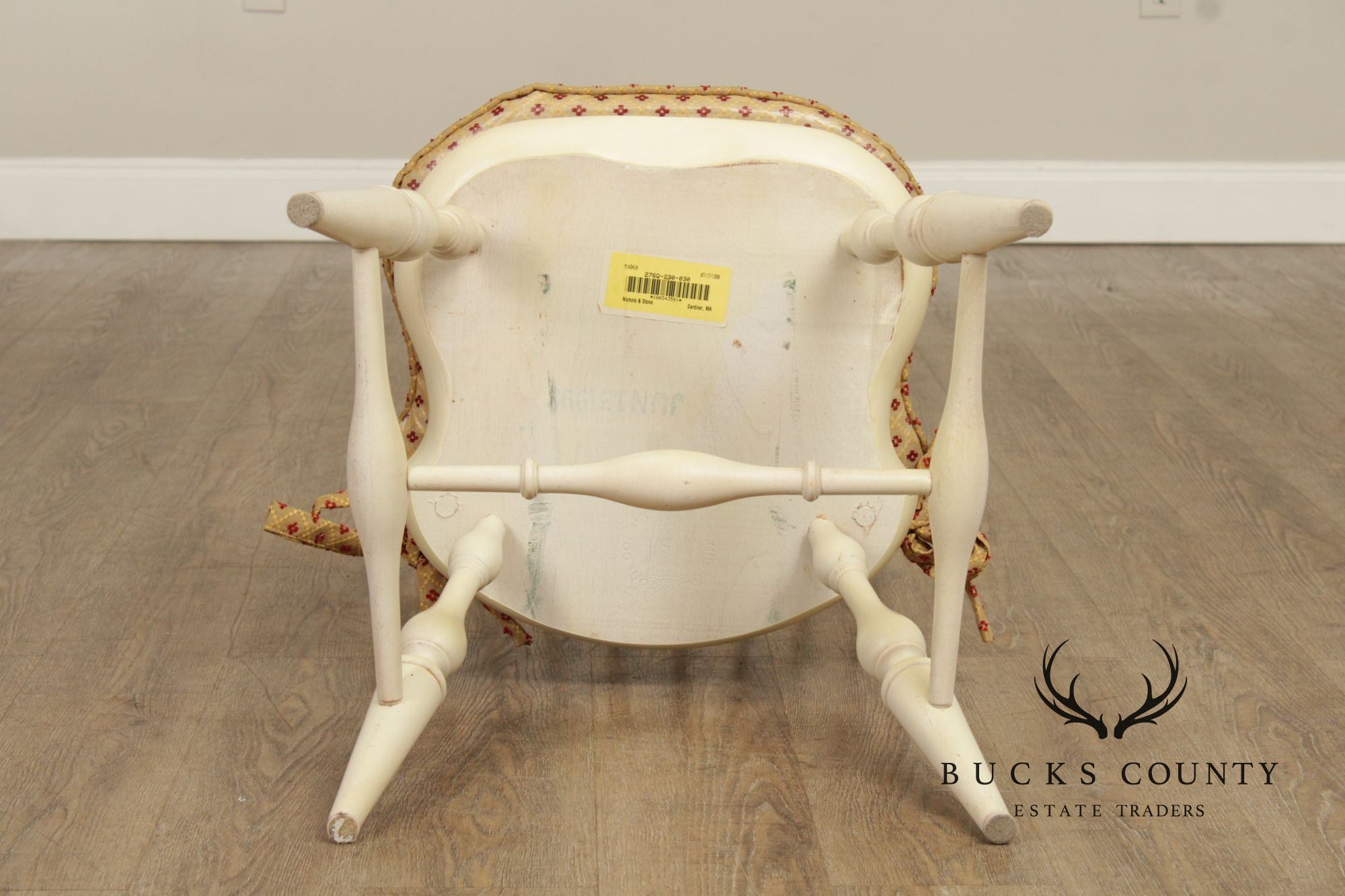 Nichols and Stone Set of Six Painted Windsor Dining Chairs
