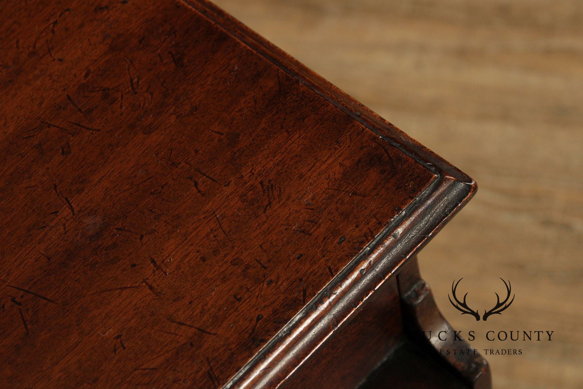 English George III Style Mahogany Three-Drawer Chest Side Table