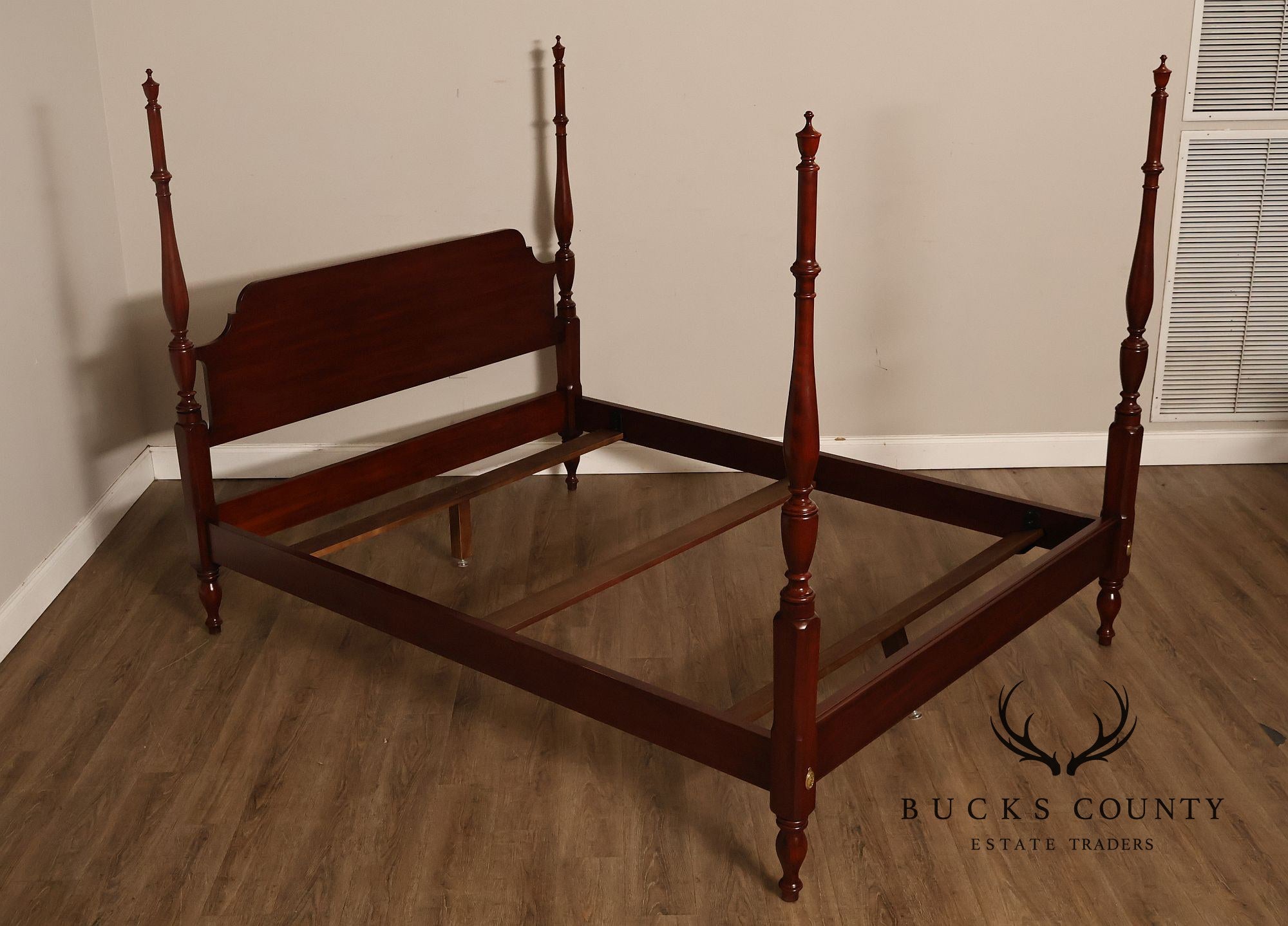 Henkel Harris Solid Cherry Queen Four Poster Bed