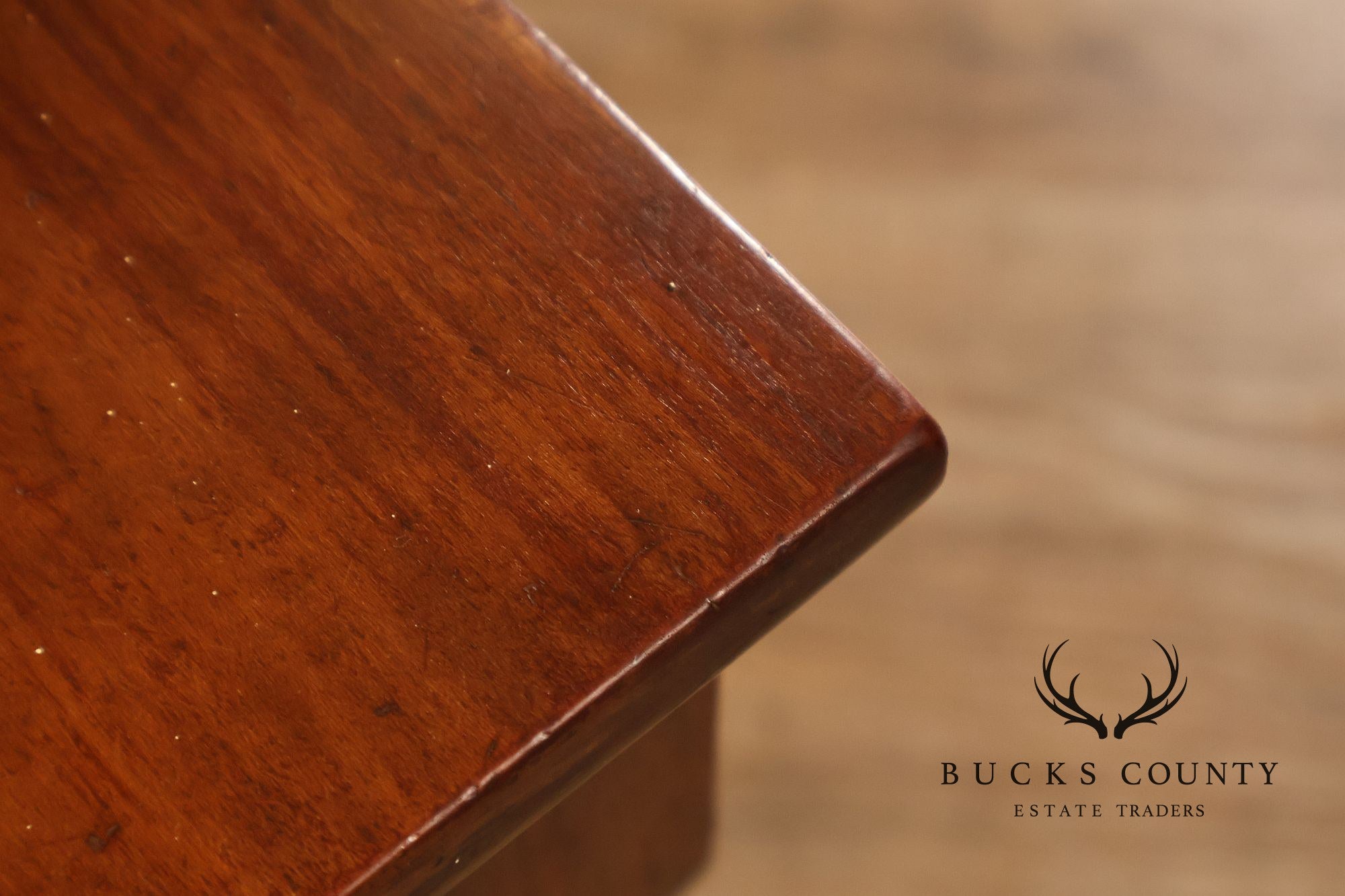 Willett Mid Century Modern Cherry Two Tier Step End Table