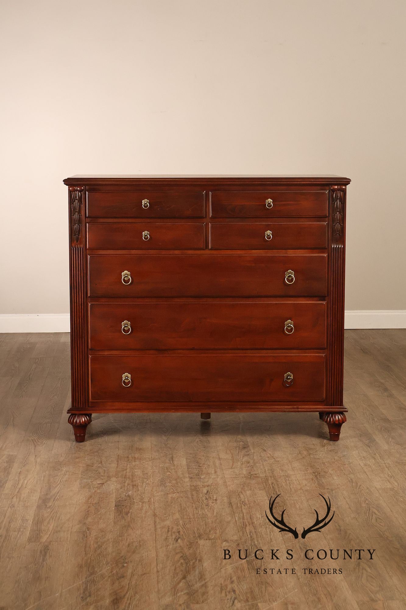 Ethan Allen British Classics Collection "Dawson" Maple And Birch Dresser