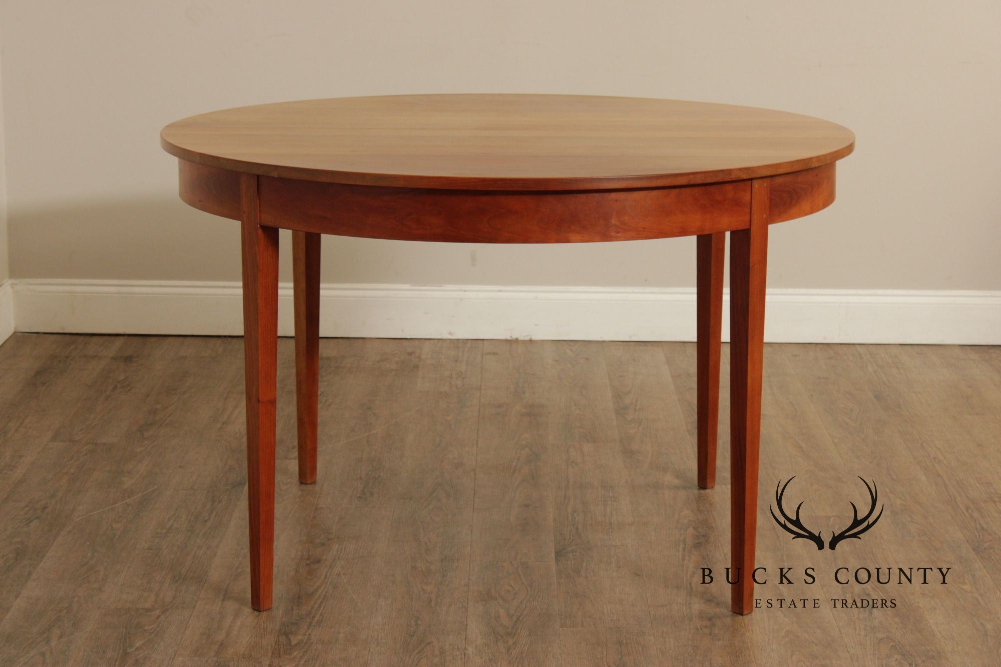 Thomas Moser Round Cherry Expandable Dining Table