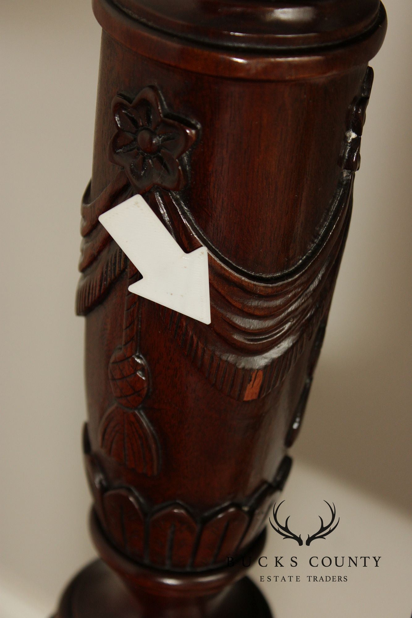 Mahogany Queen Size Four Poster Bed