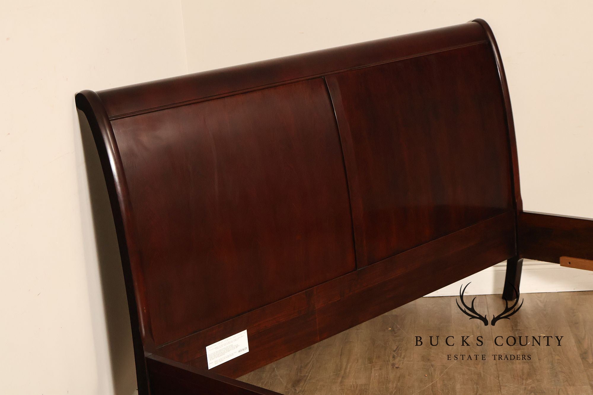 Stickley Cherry King Size Sleigh Bed