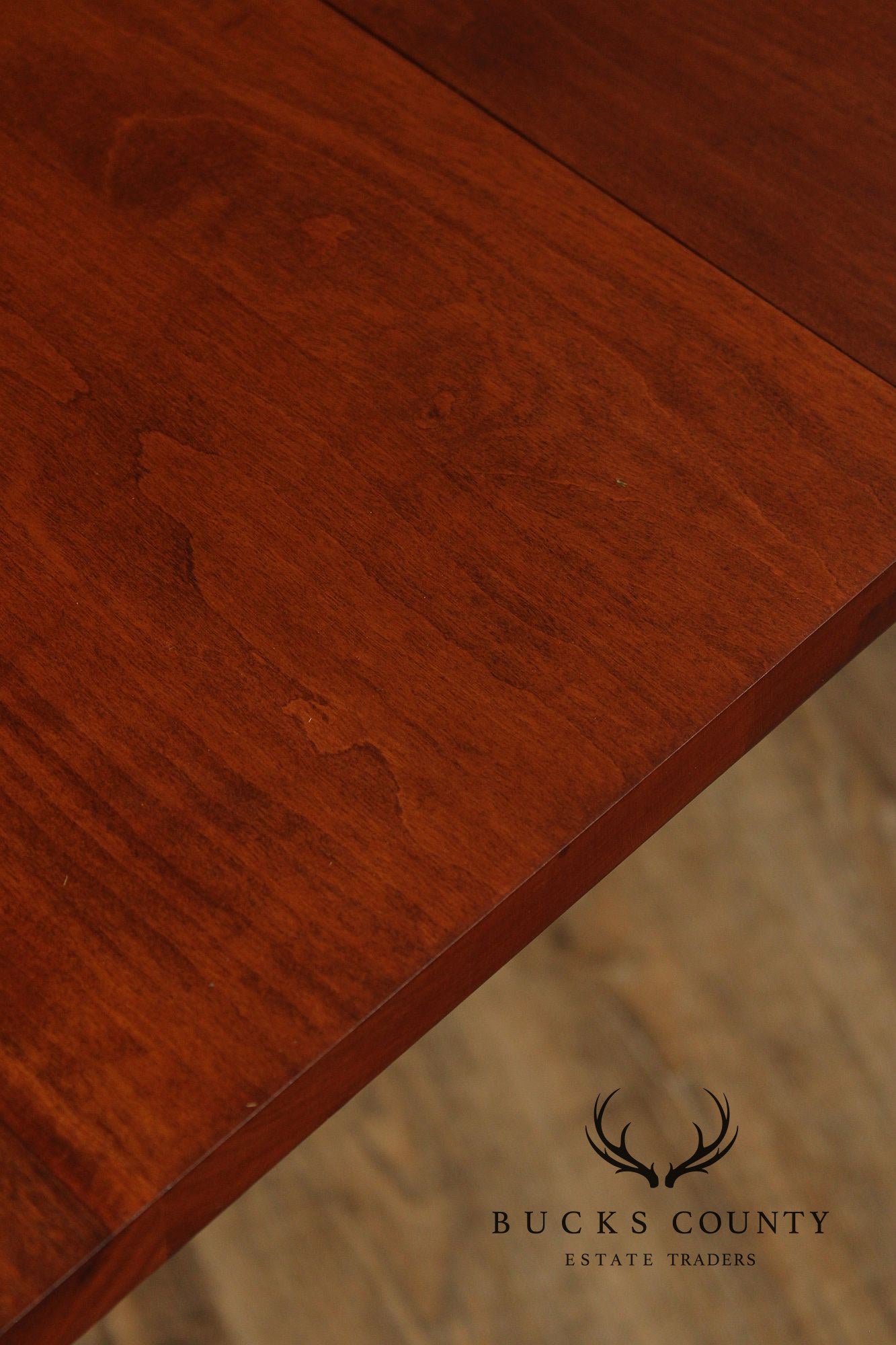 Vermont Furniture Cherry Extension Dining Table With Two Leaves