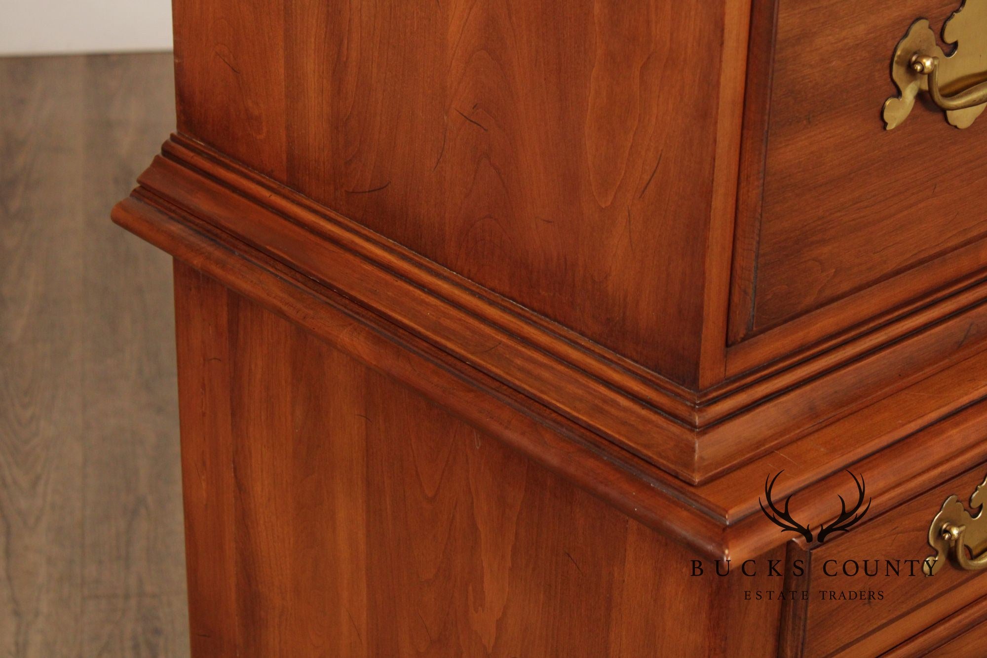 Henkel Harris Queen Anne Style Cherry Highboy