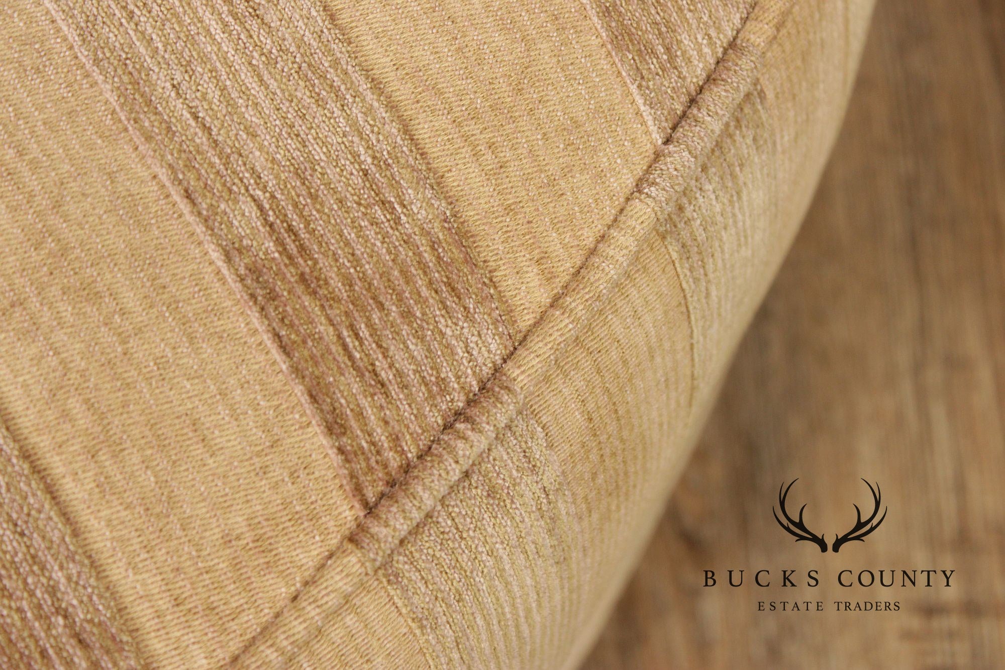 Lee Industries Striped Upholstered Ottoman