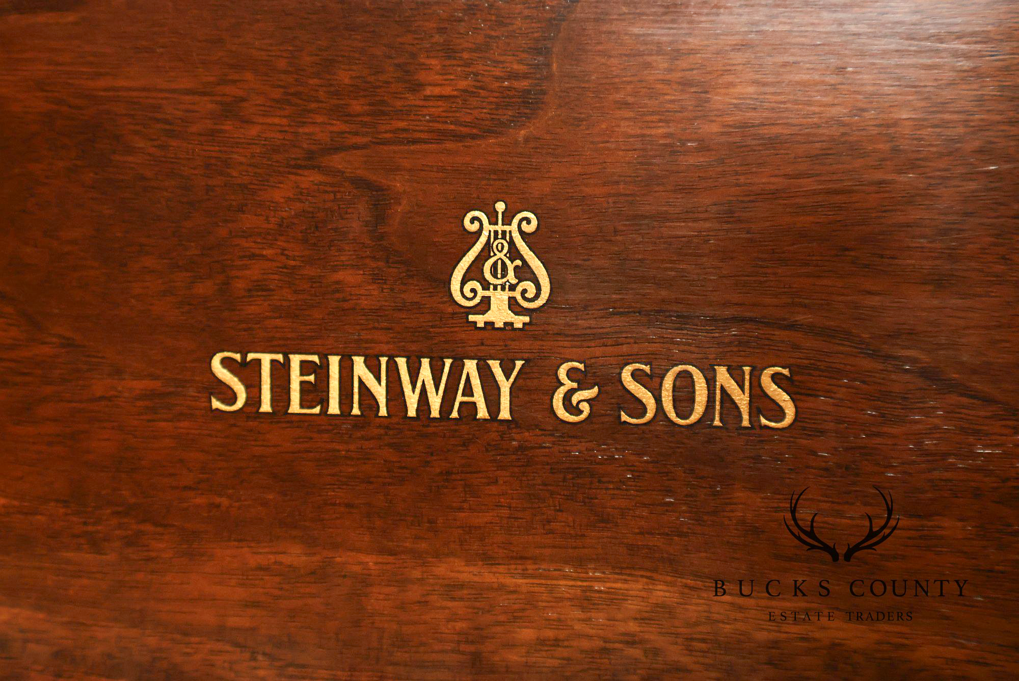1929 Steinway & Sons Model M Vintage Walnut Grand Piano With Bench