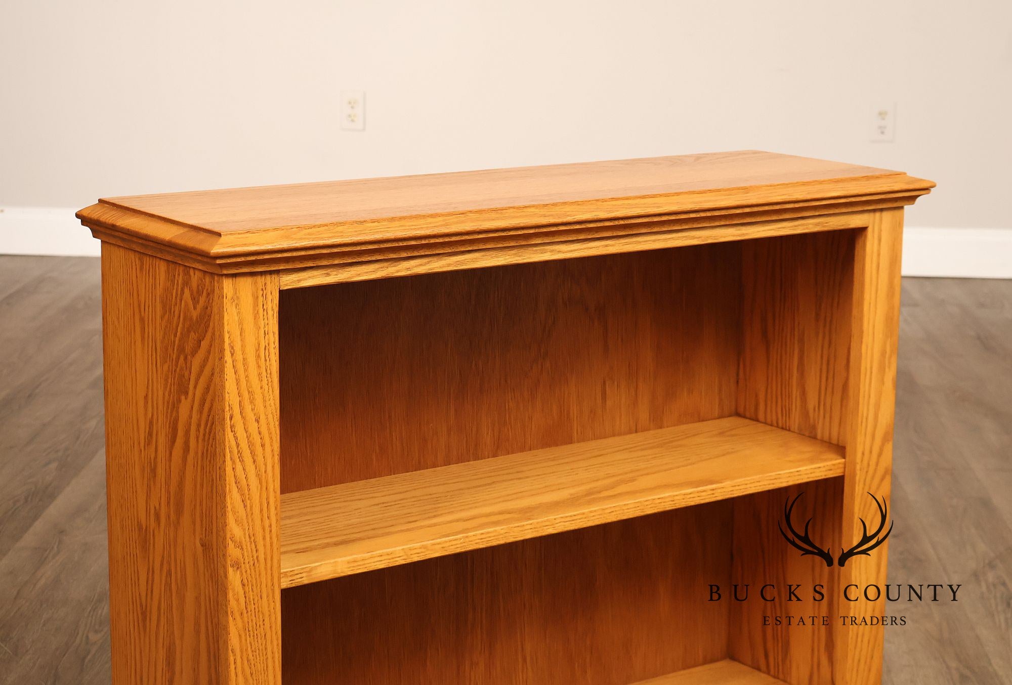 Hunt Country Furniture Oak Low Bookcase