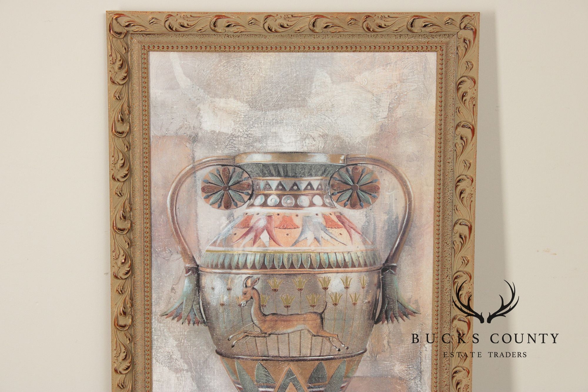 Dennis Carney Framed Print, 'Vase of Thebes I'