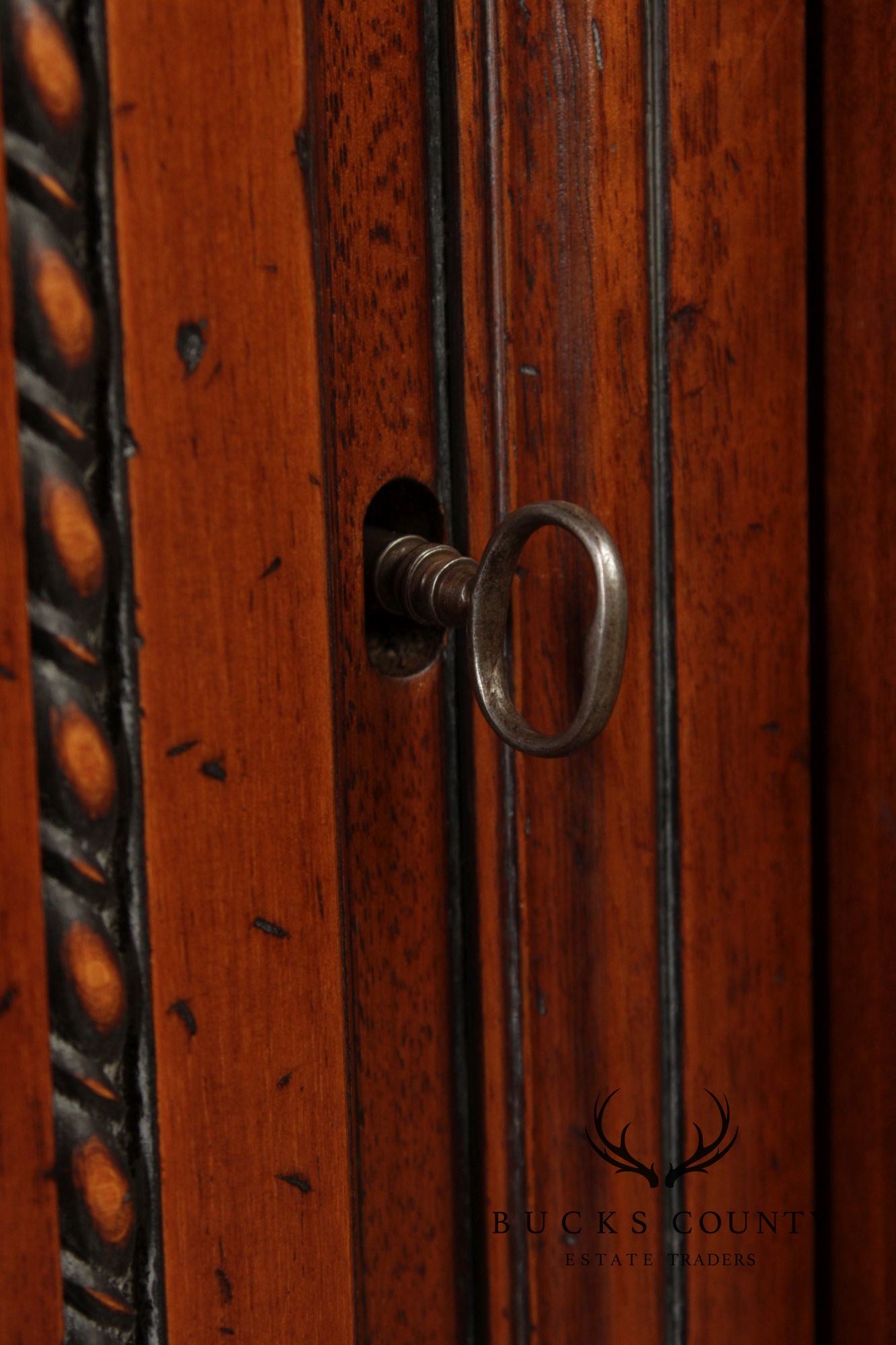 Francesco Molon XVI Century Style Walnut Carved Sideboard