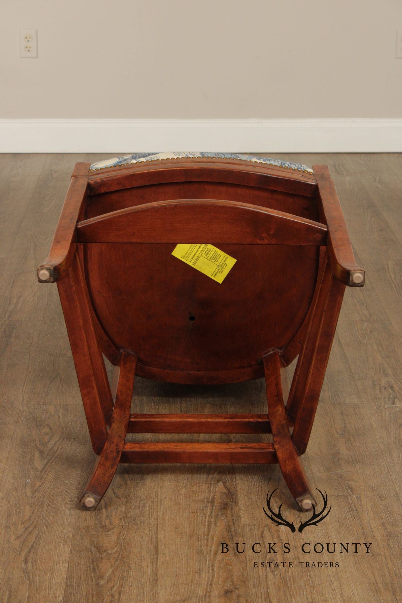 Bausman & Co. Rustic Style Pair of Swivel Barstools