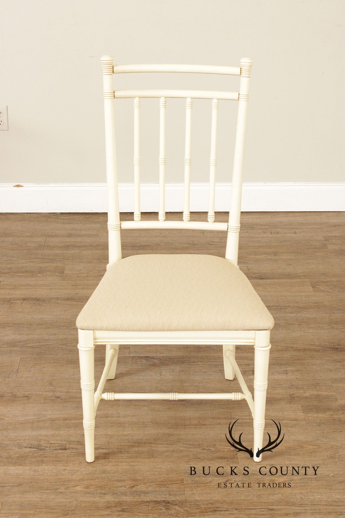 Drexel Heritage Vintage Faux Bamboo Side Chair