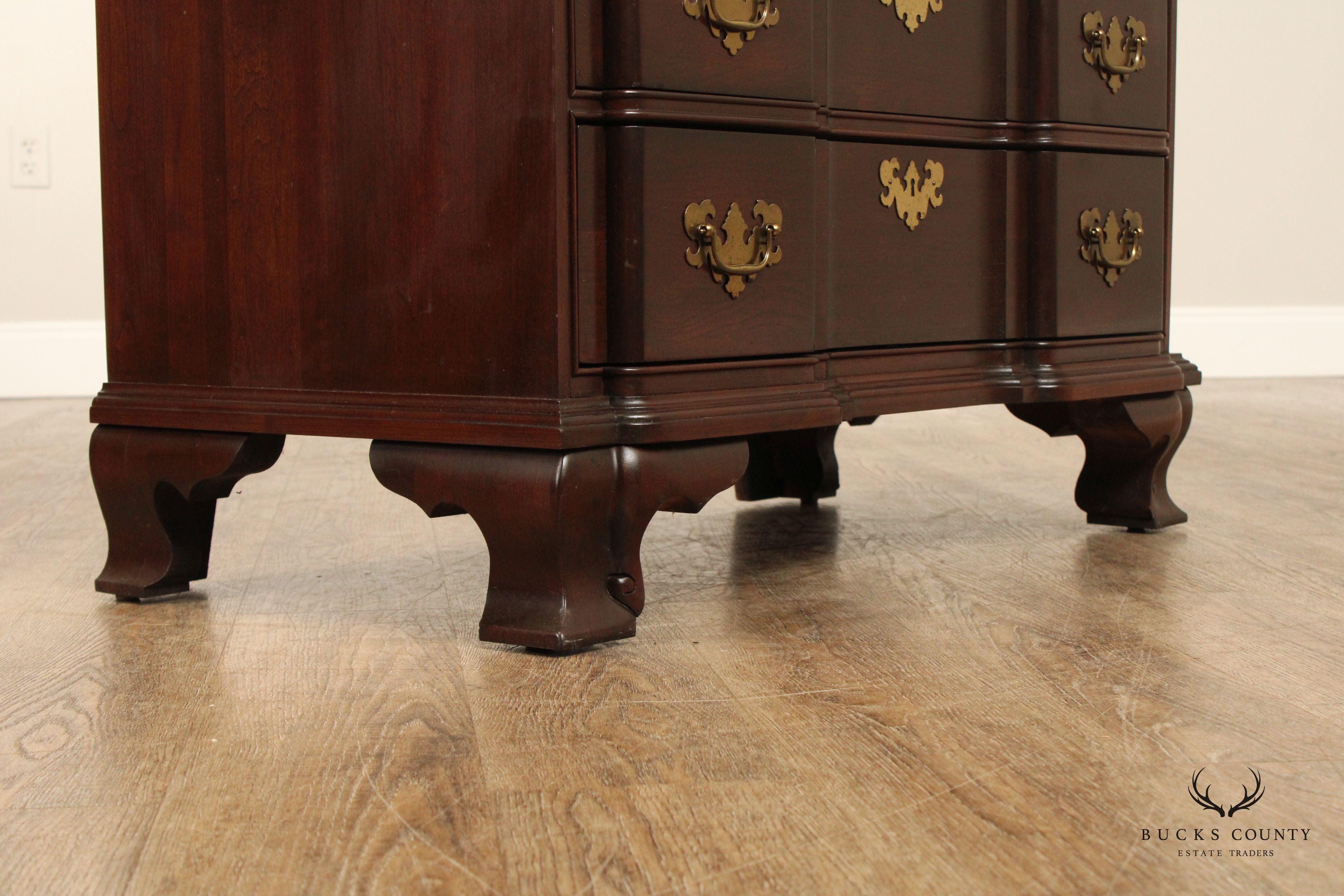 Ethan Allen 'Georgian Court' Cherry Blockfront Chest