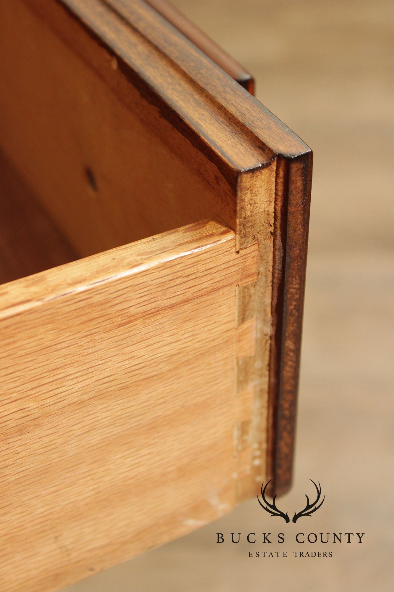 Mid Century Modern Pair of Walnut Nightstands
