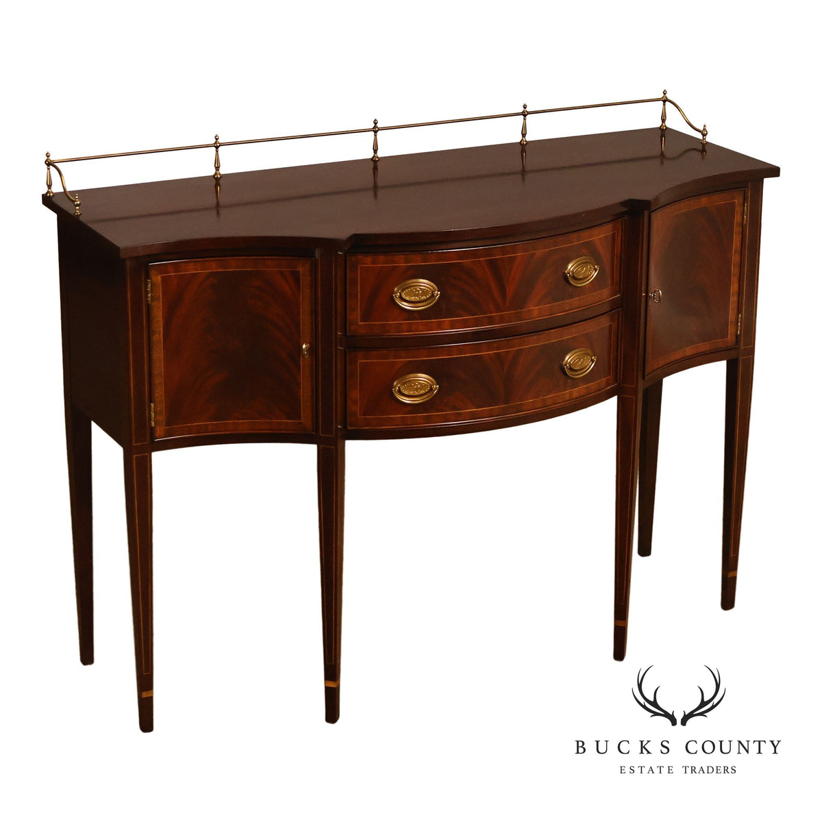 Henkel Harris Federal Style Mahogany Sideboard
