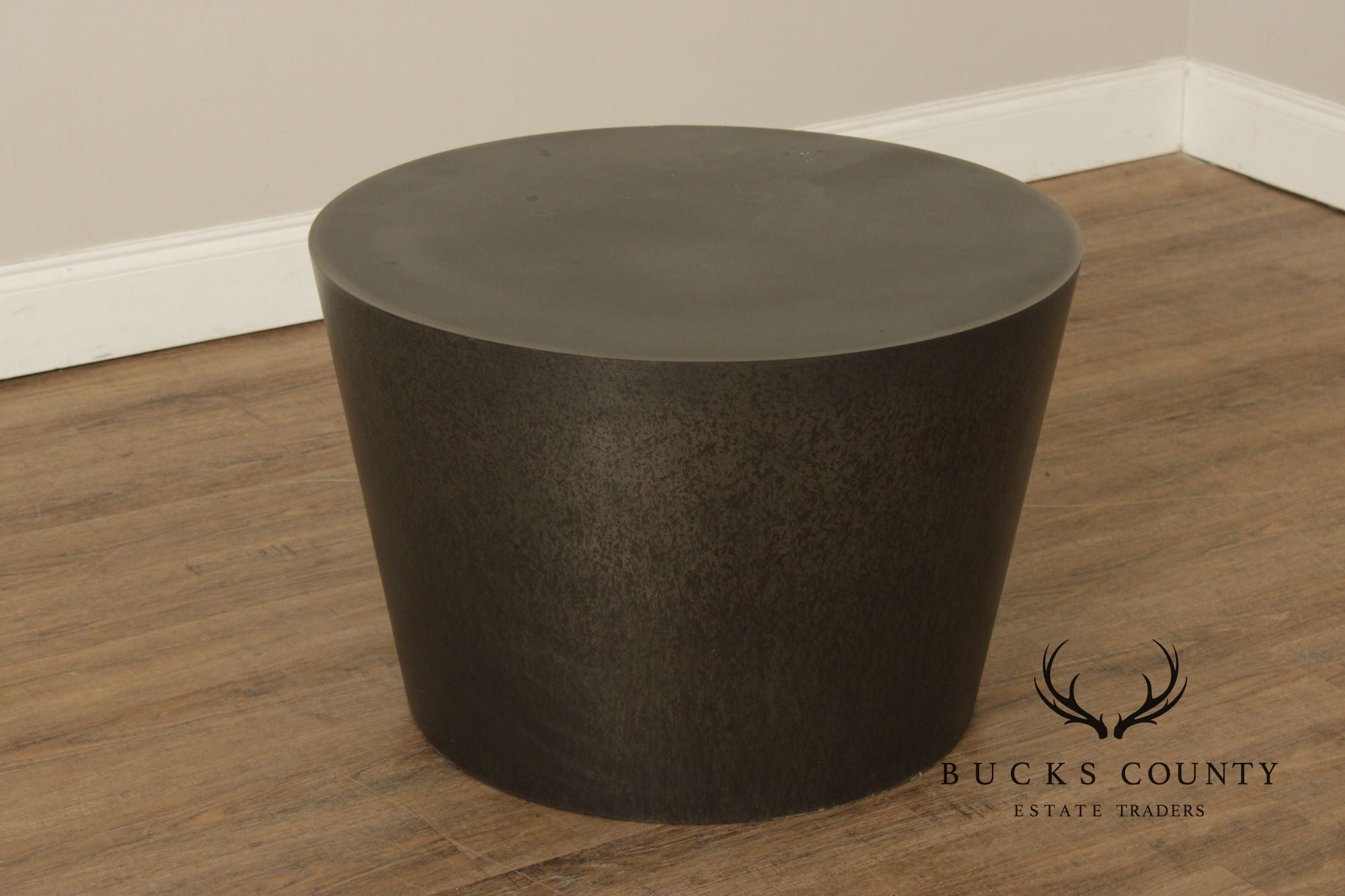 Modern Patinated Steel Coffee Table
