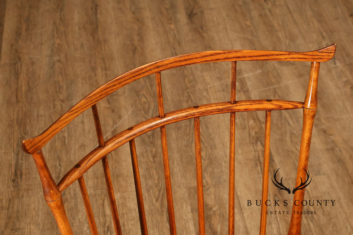 D.R. Dimes Set of Eight Bird Cage Dining Chairs