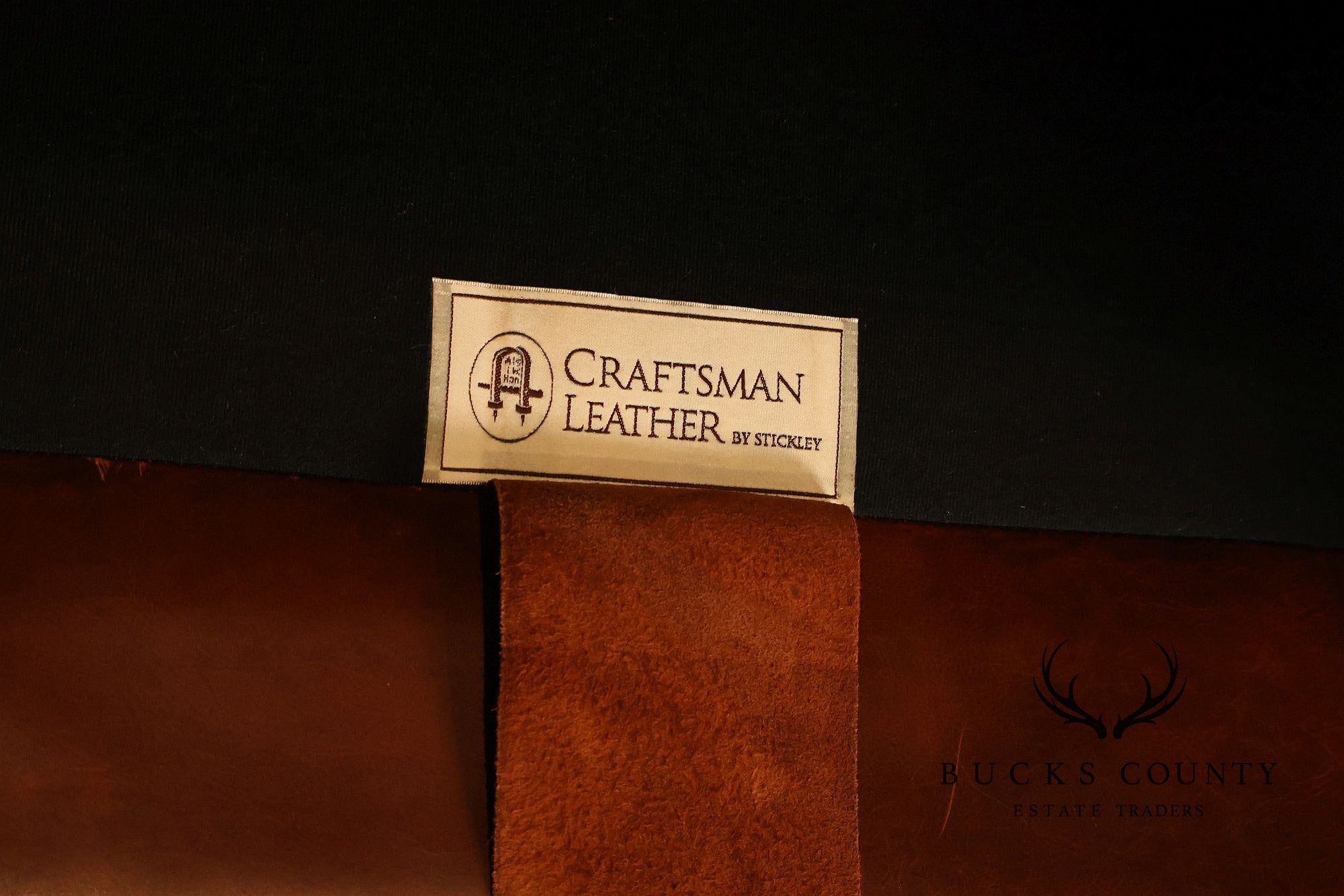 Stickley Santa Fe Leather Chair And Ottoman