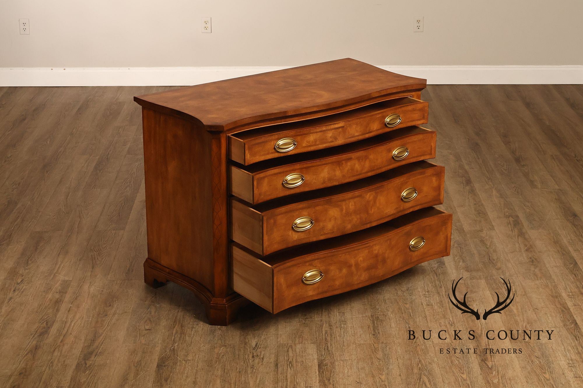 Henredon Aston Court Serpentine Chest of Drawers