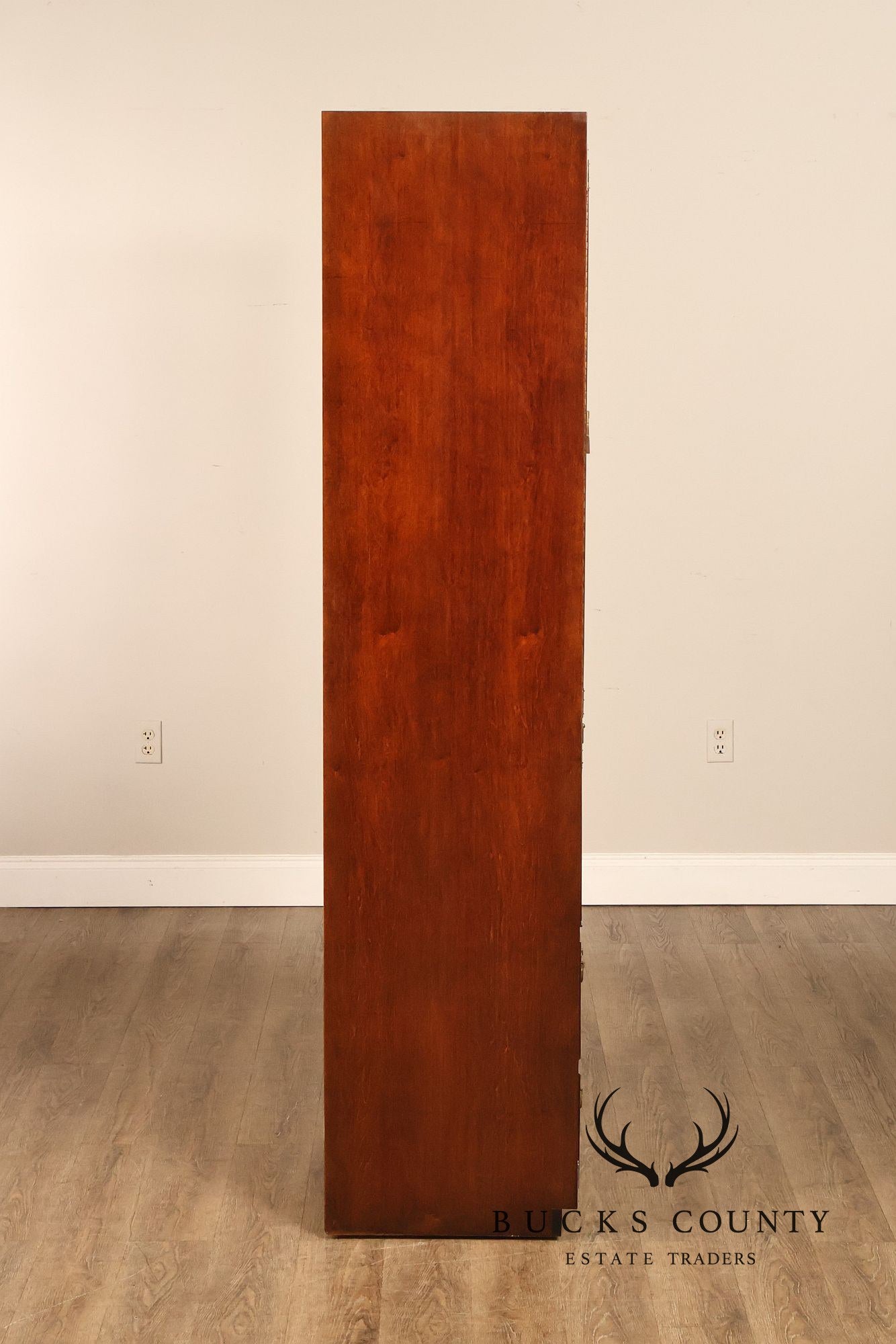 Bernhardt Pair Of Asian Campaign Style Linen Cabinets