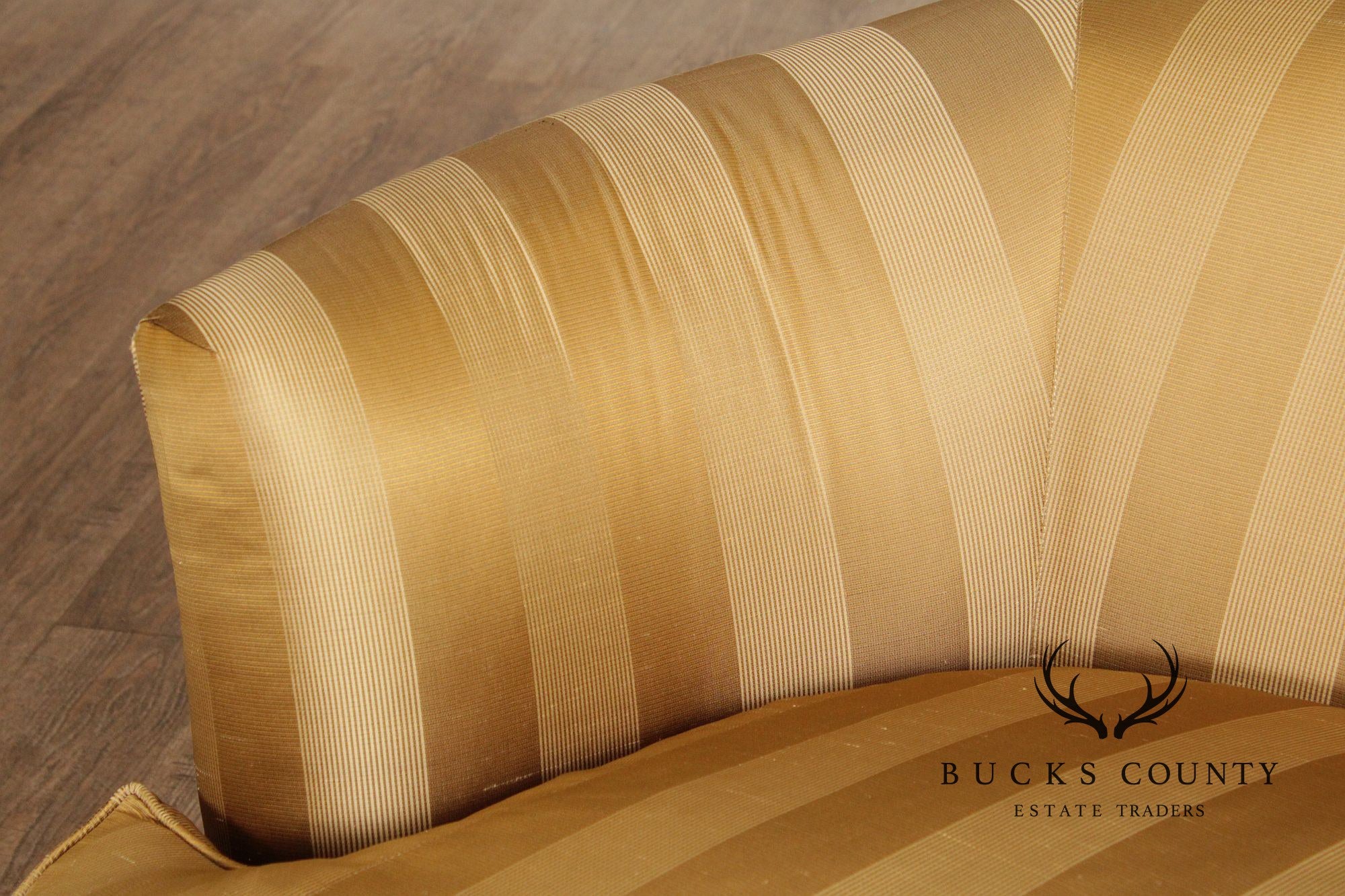 TRS Furniture Inc. Custom Upholstered Curved Back Sofa