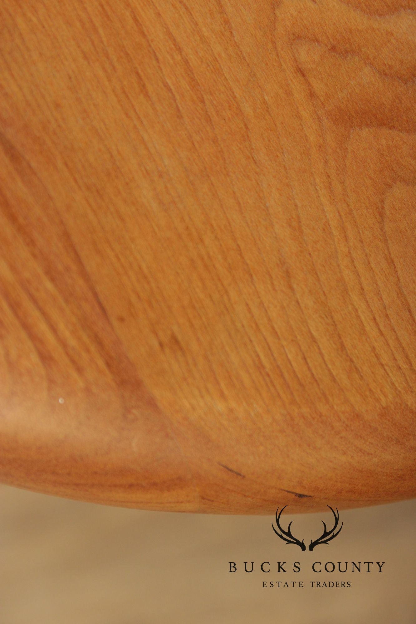 Thomas Moser Pair Of Cherry Splay Leg Counter Stools