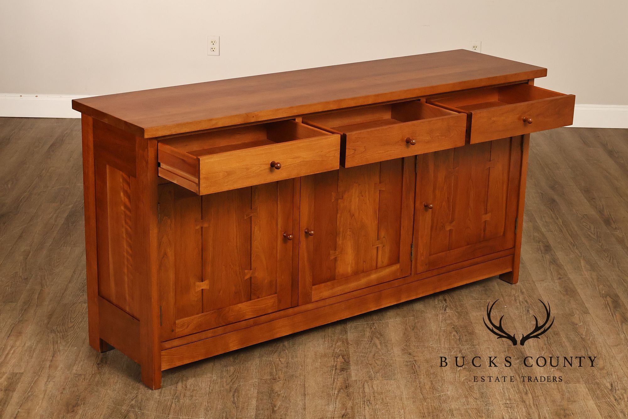 Stickley Mission Collection Cherry Three-Door Buffet