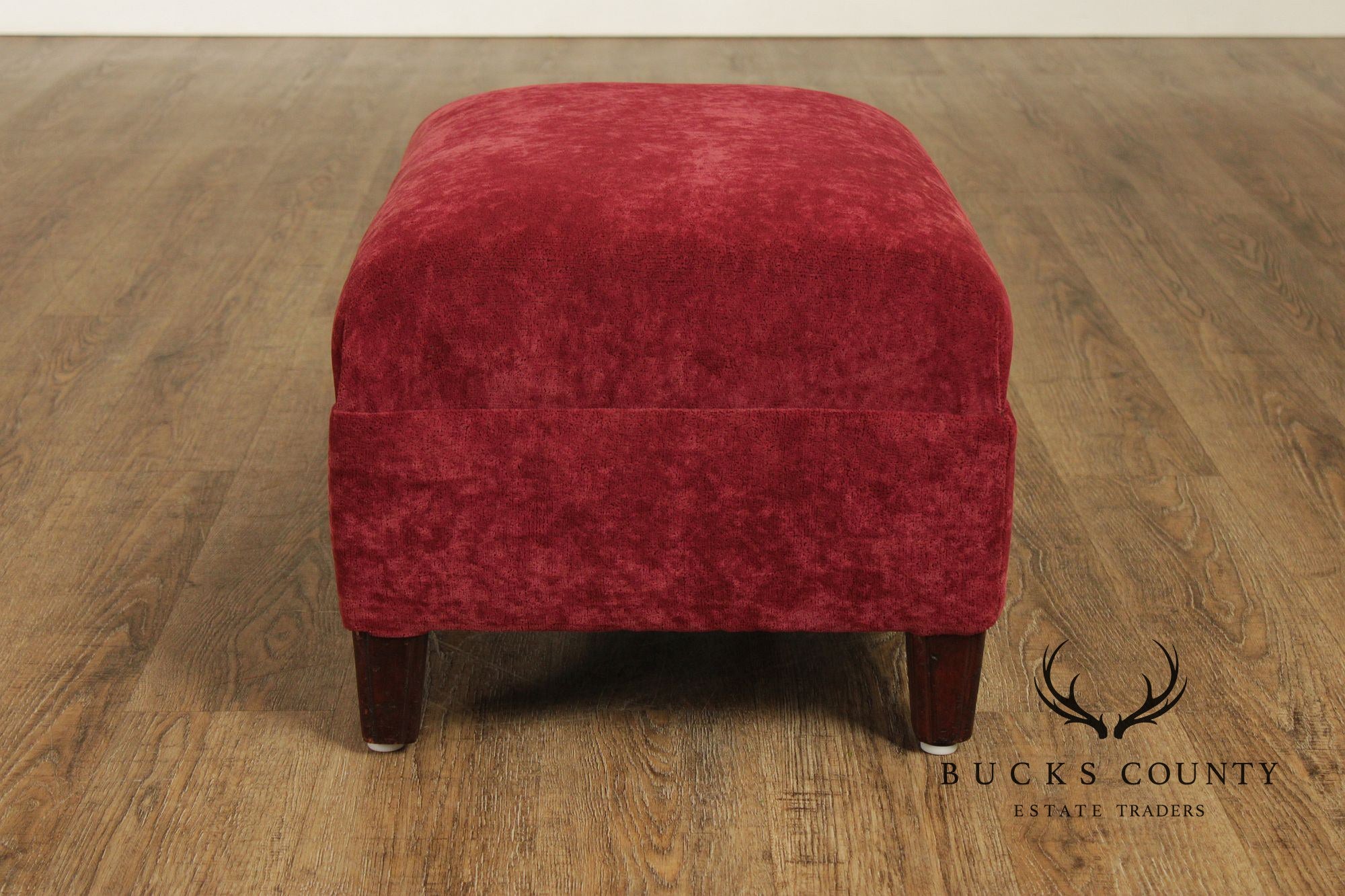 Vintage Upholstered Ottoman