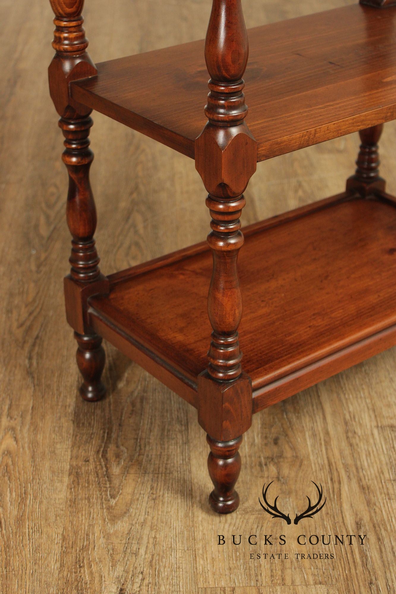 English Traditional Style Pine Bookcase Etagere Lectern